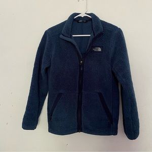 The North face Jacket Boys Size‎ 14-16 Blue Full Zip